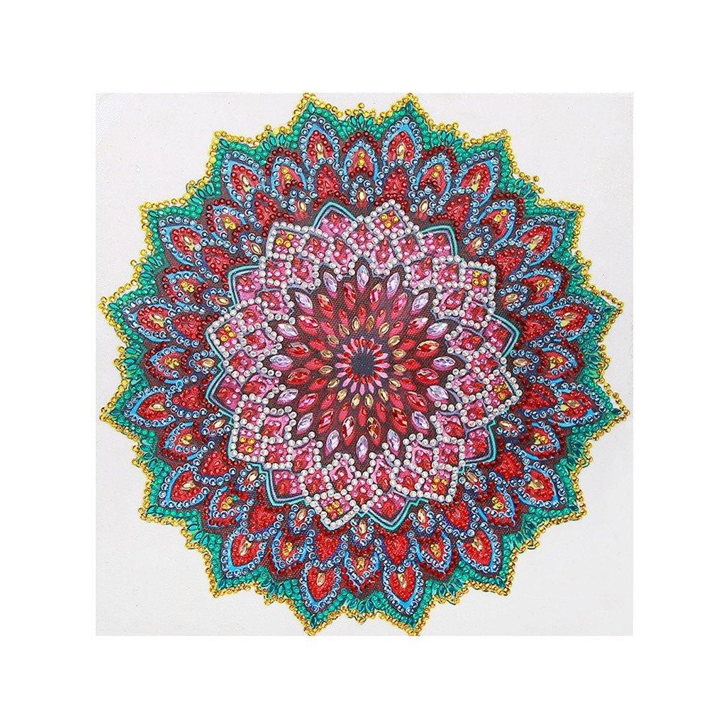 Mandala Blume - Spezial Diamond Painting - Diamond Painting