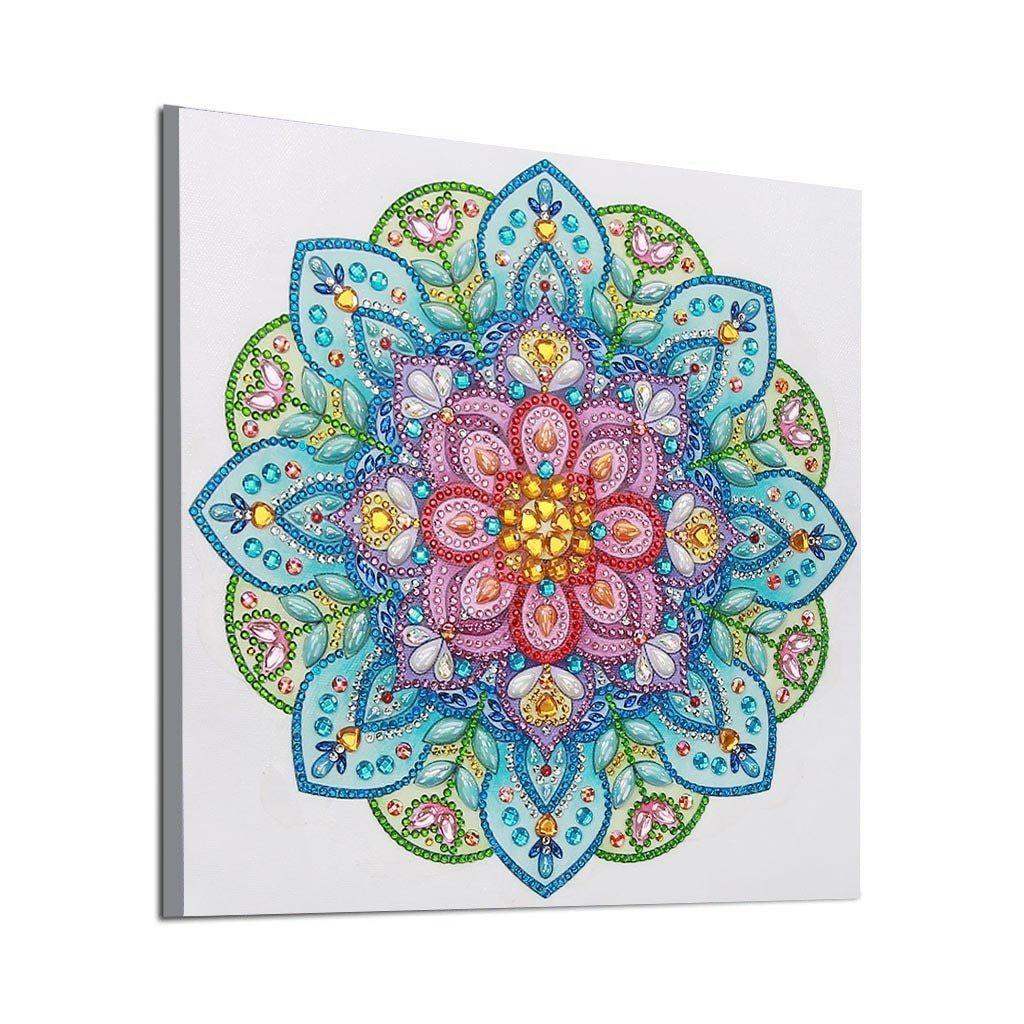 Buntes Mandala - Spezial Diamond Painting - Diamond Painting