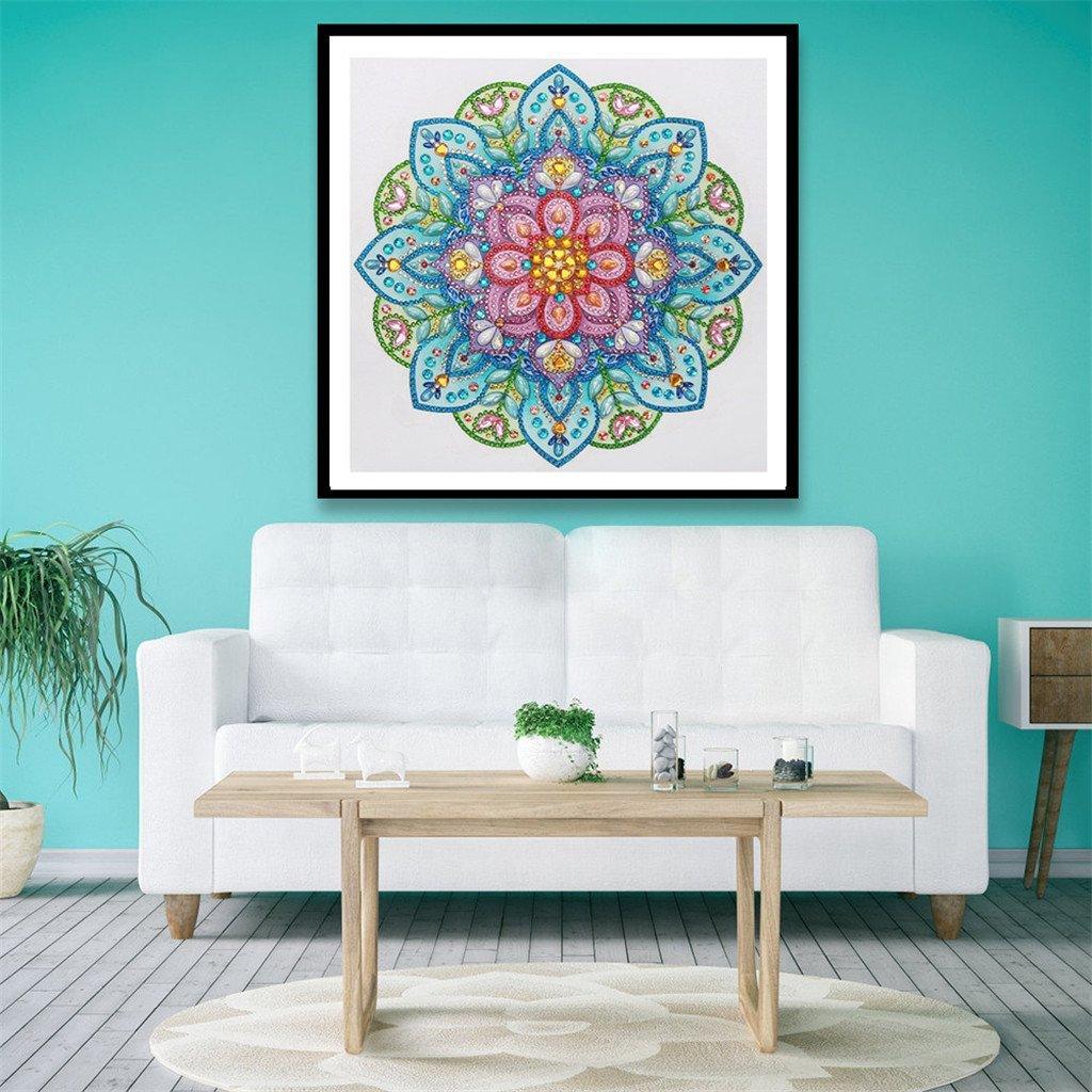 Buntes Mandala - Spezial Diamond Painting - Diamond Painting