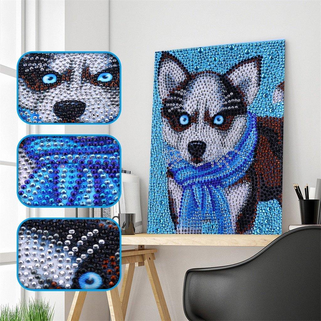 Entzückender Husky - Spezial Diamond Painting - Diamond Painting