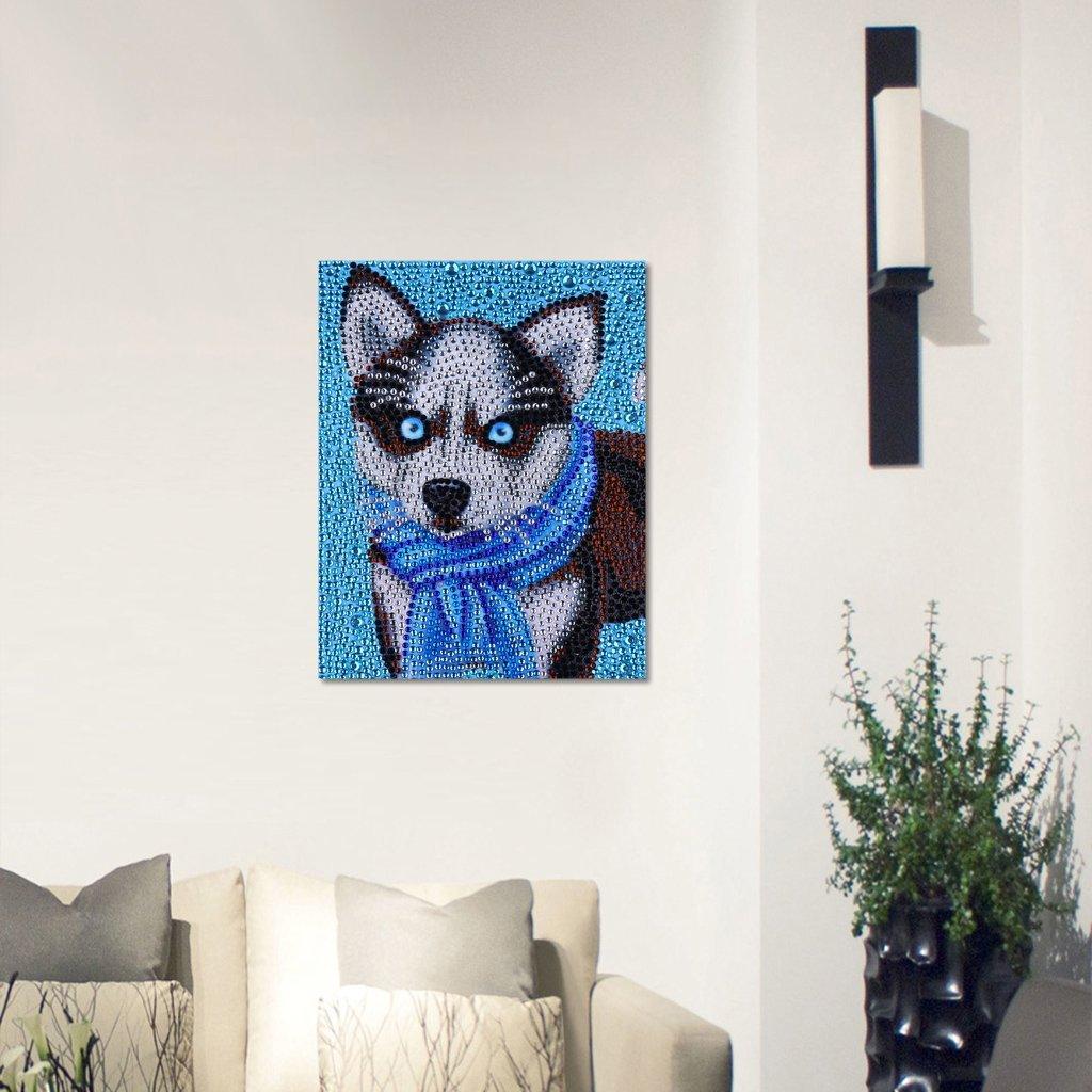 Entzückender Husky - Spezial Diamond Painting - Diamond Painting