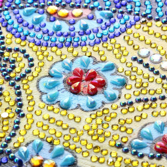 Ägyptische gelbe Katze - Spezial Diamond Painting - Diamond Painting