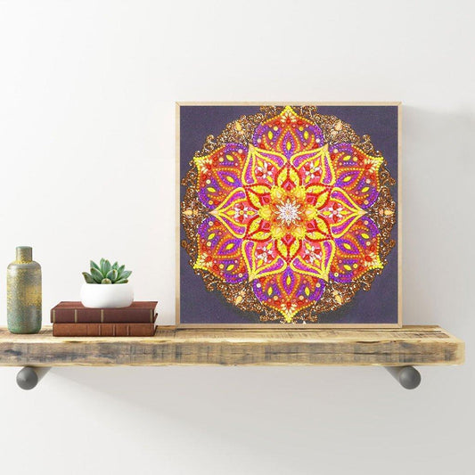 Feuermandala - Spezial Diamond Painting - Diamond Painting