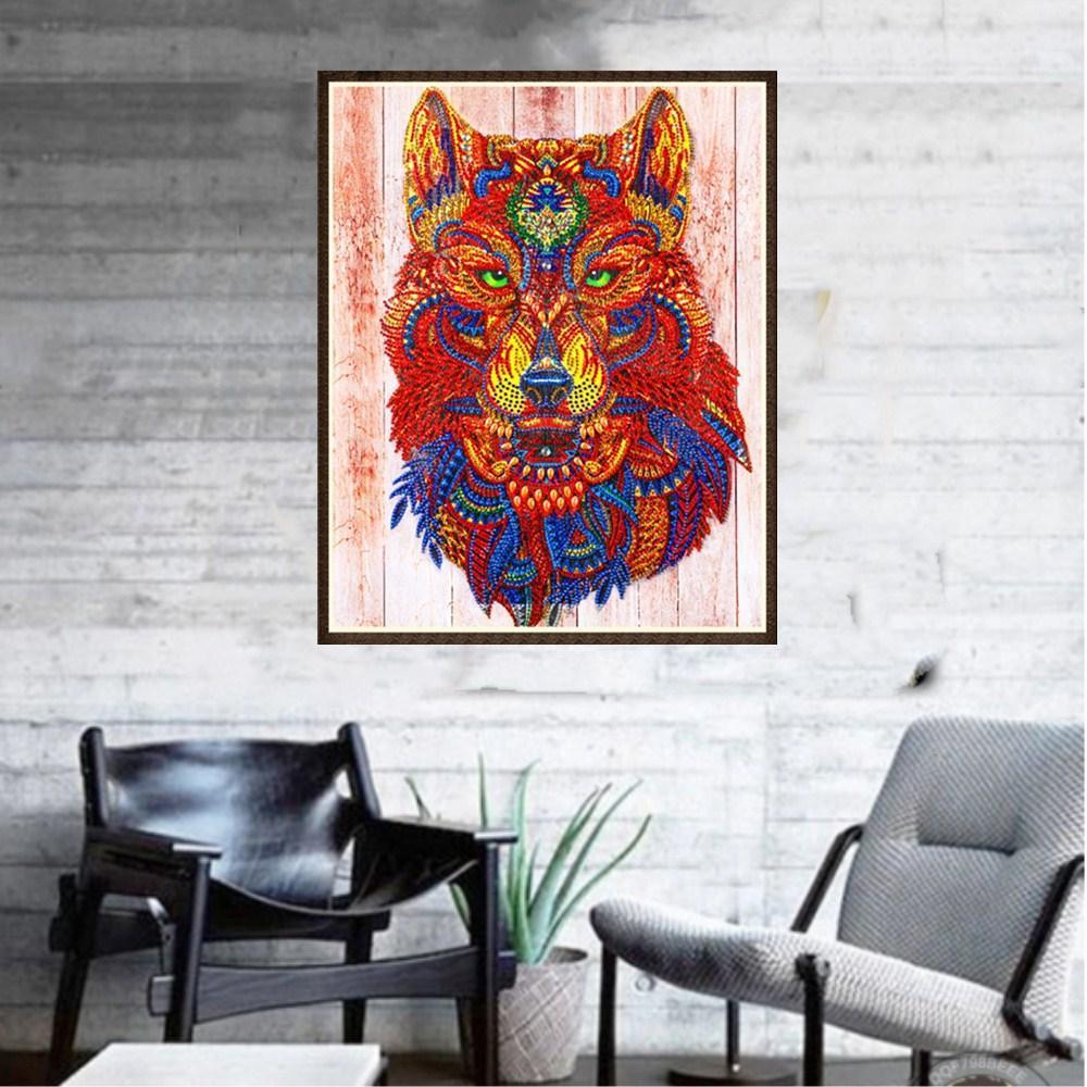 Uralter mythischer Wolf - Spezial Diamond Painting - Diamond Painting