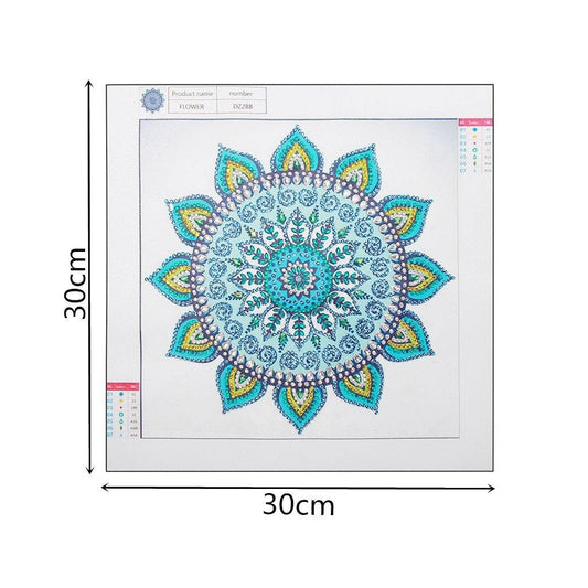 Kreis Rundes Mandala - Spezial Diamond Painting - Diamond Painting