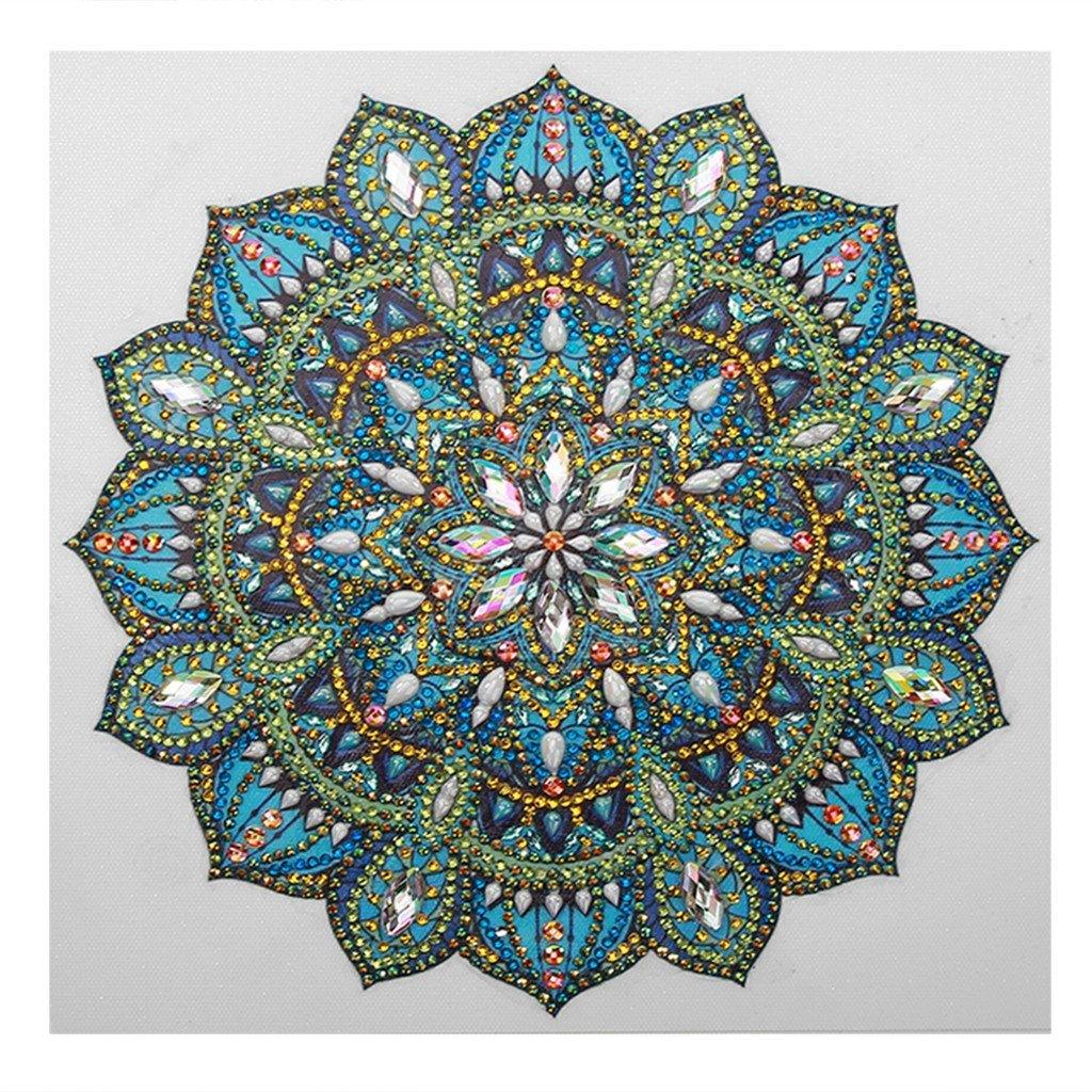 Grünes Mandala - Spezial Diamond Painting - Diamond Painting