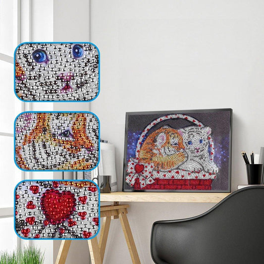 Kleine Tigerbabys - Spezial Diamond Painting - Diamond Painting