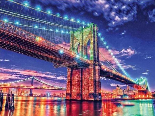 London Bridge LED Diamond Painting - Diamond Painting