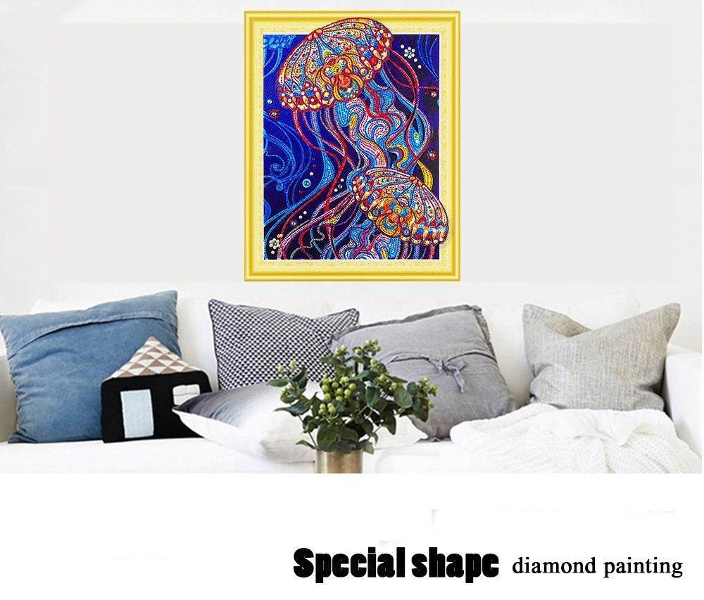 Tiefseequallen Diamond Painting - Diamond Painting