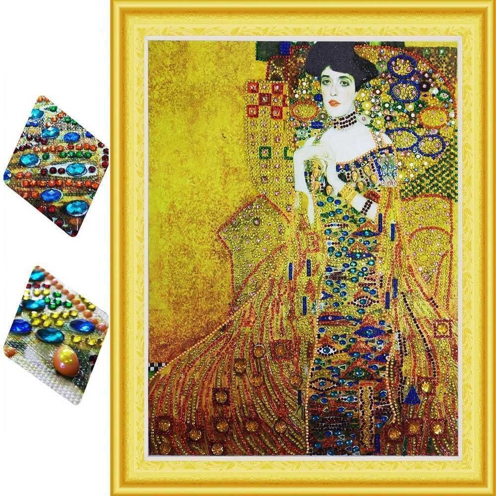 Fabelhaftes Gustav Klimt-Porträt Diamond Painting - Diamond Painting