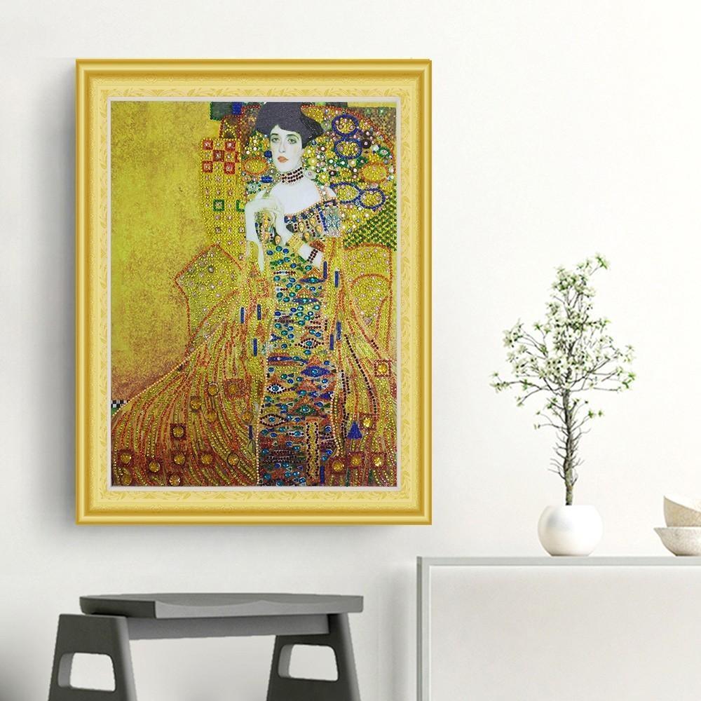 Fabelhaftes Gustav Klimt-Porträt Diamond Painting - Diamond Painting