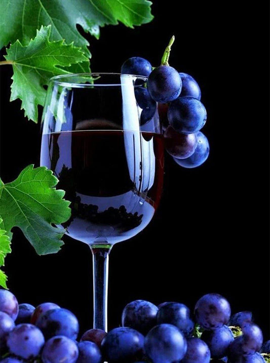 Weinglas Diamond Painting Kit - Diamond Painting