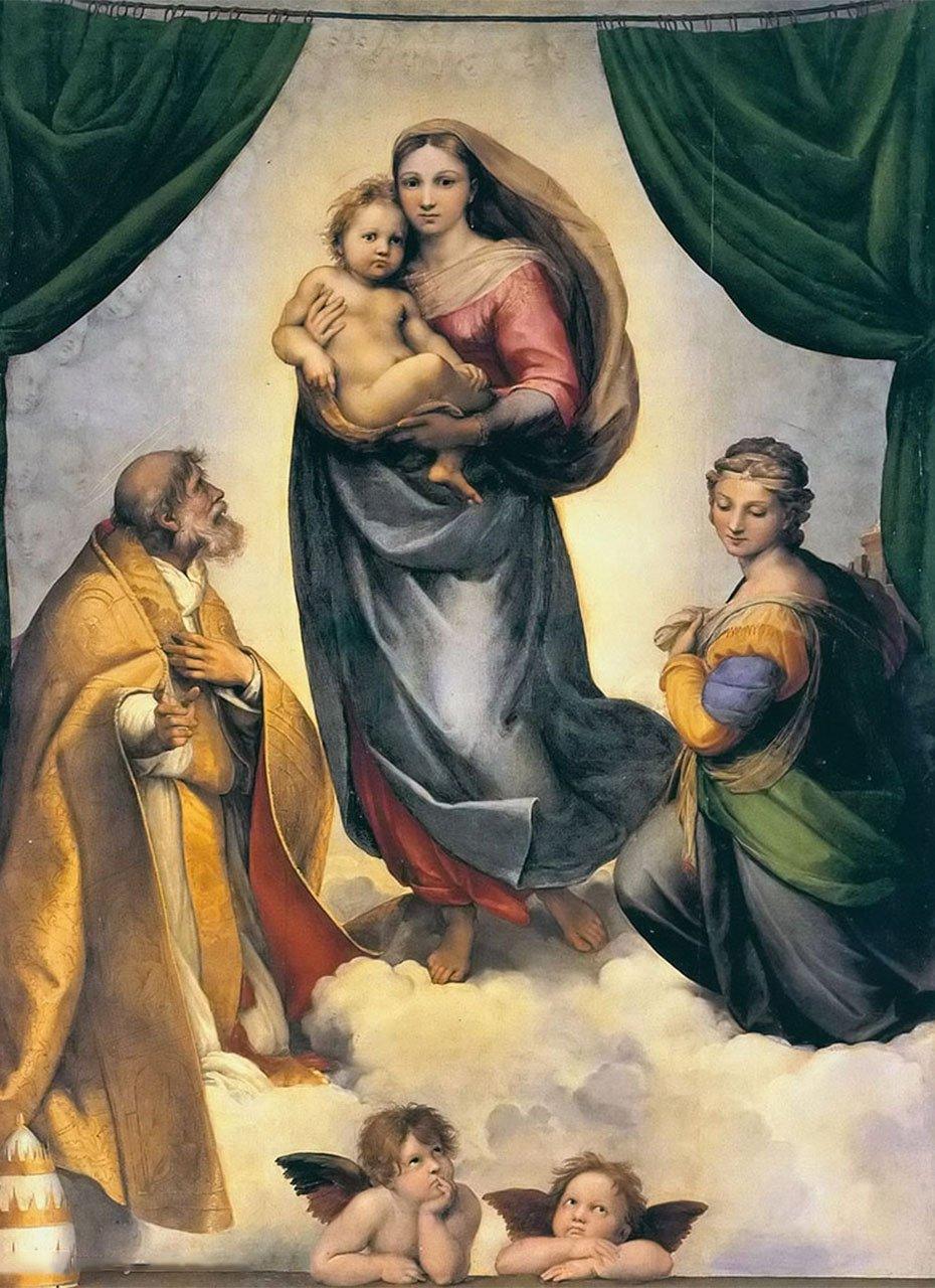 Die Sixtinische Madonna - Raphael - Diamond Painting
