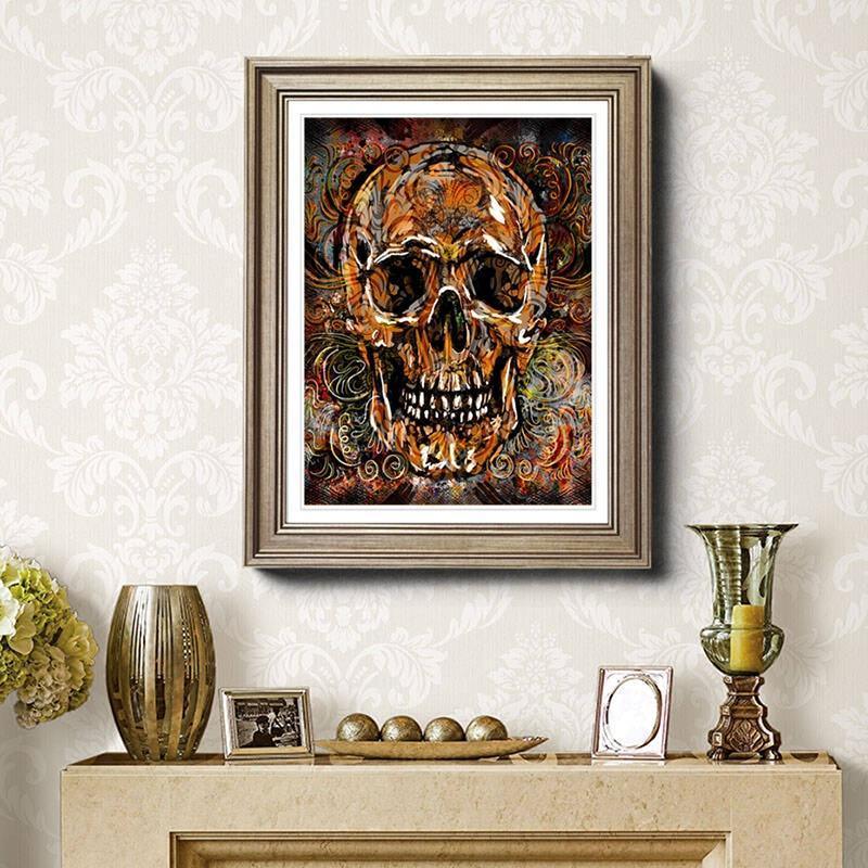 Schädel DIY  Diamond Painting - Diamond Painting