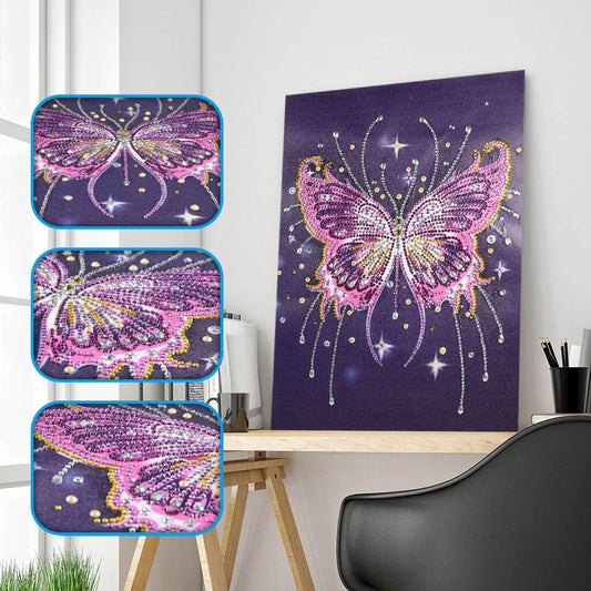 Mythischer Schmetterling - Spezial Diamond Painting - Diamond Painting